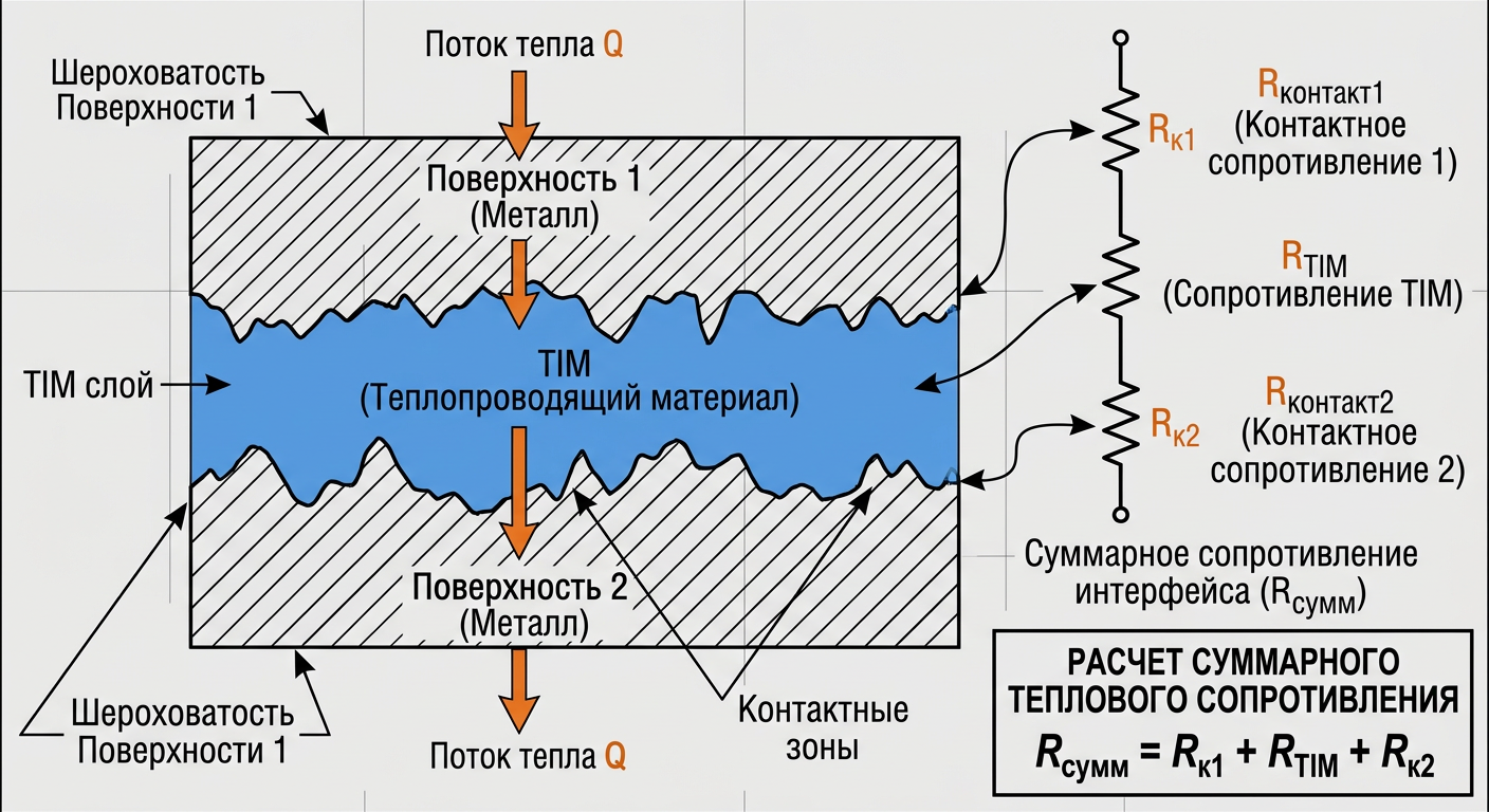 Тепловое сопротивление интерфейса