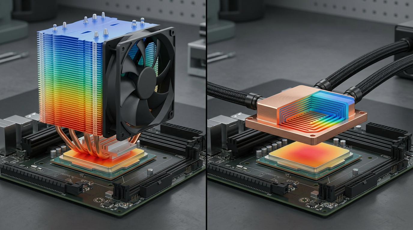 Air vs Cold Plate thermal path
