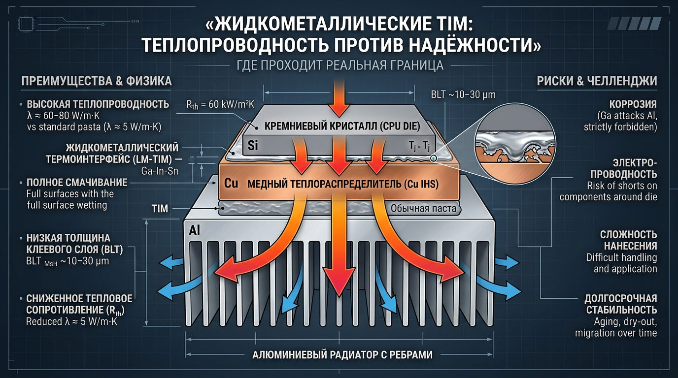 Жидкометаллические TIM — обложка